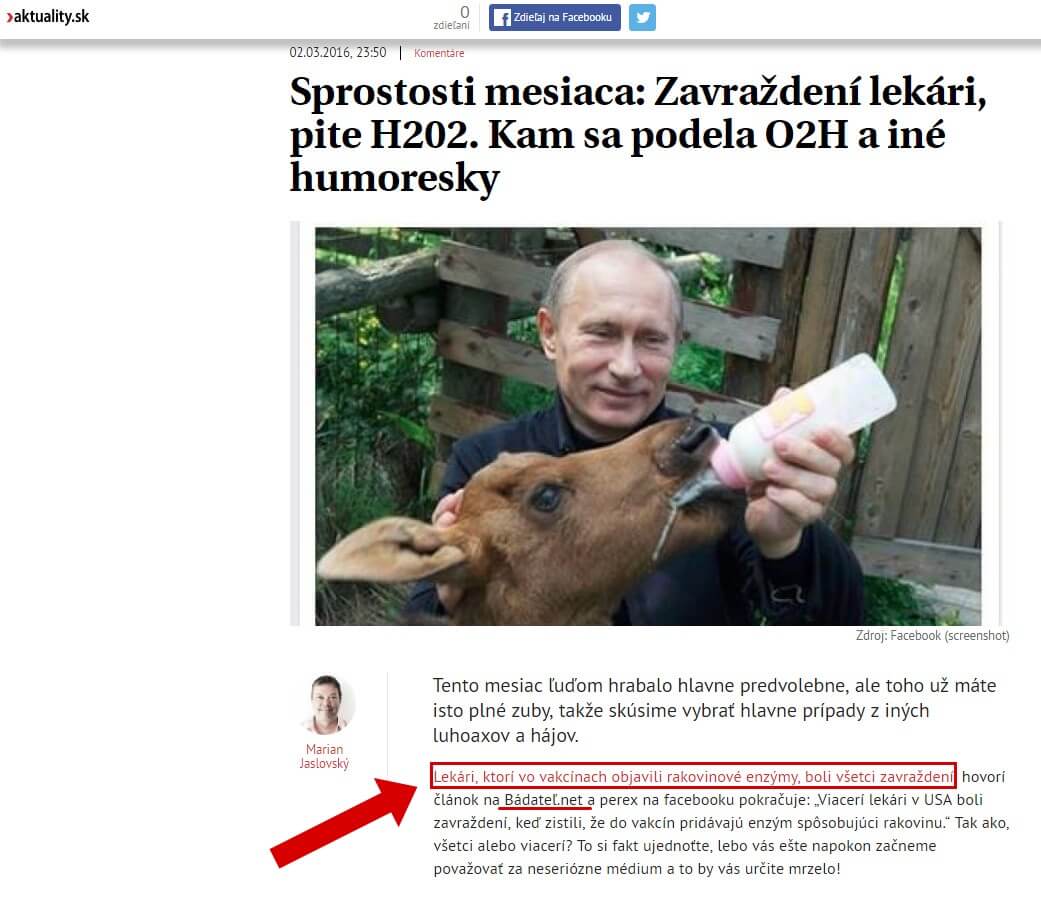 Bádateľ link